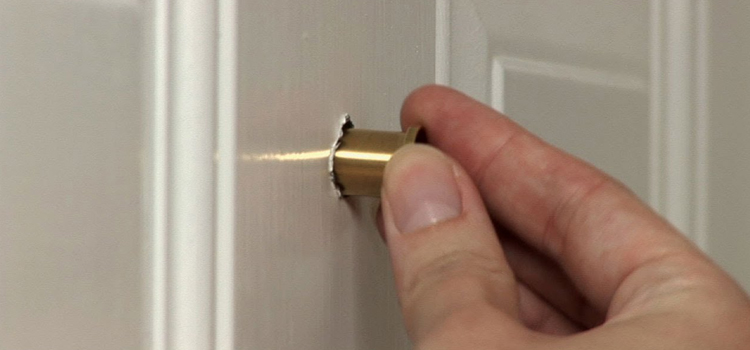 peephole door repair in Morgan Hill